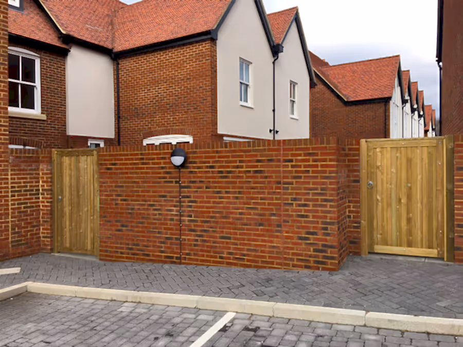 Wooden gates