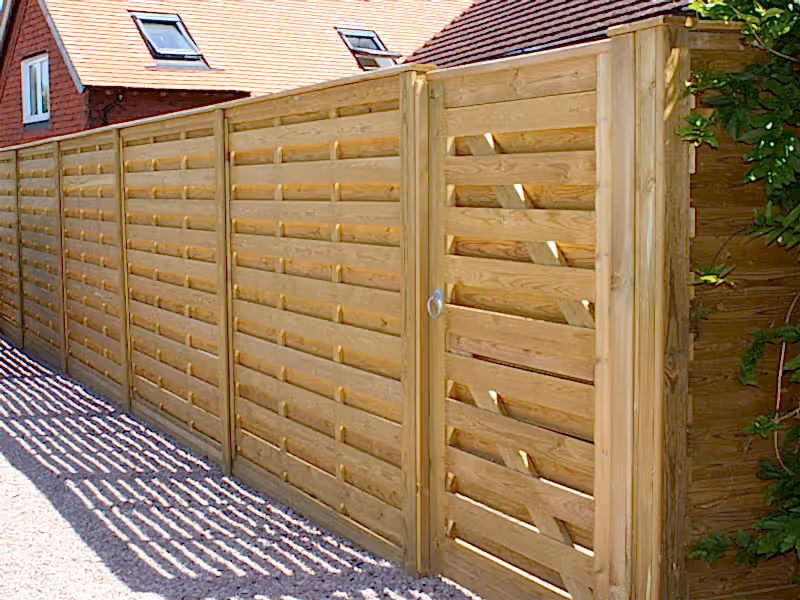 driveway fence panel