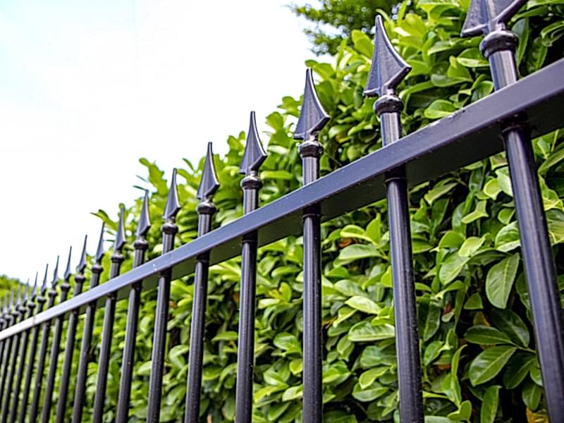 secure garden fencing