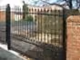 Black ornamental railings 1.8m high