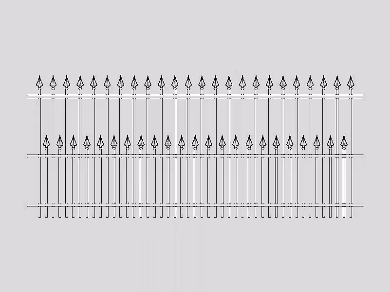 2000mm high style A ornamental railings
