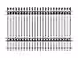 3000mm high style B ornamental railings
