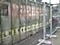 Temporary Fencing with plastic feet