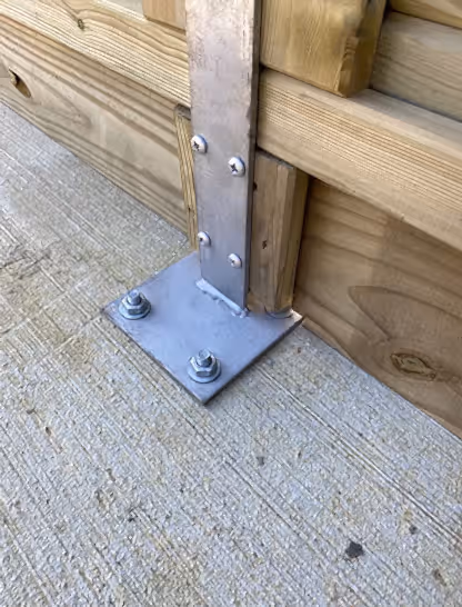 metal post base 