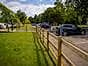 nailed timber post and rail fencing