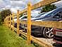 post and rail demarcation fencing