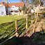 post and rail fence