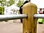silver rail demarcation fencing