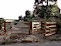 timber kissing gate