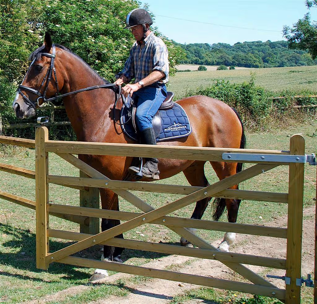uni Field gate with horse latch