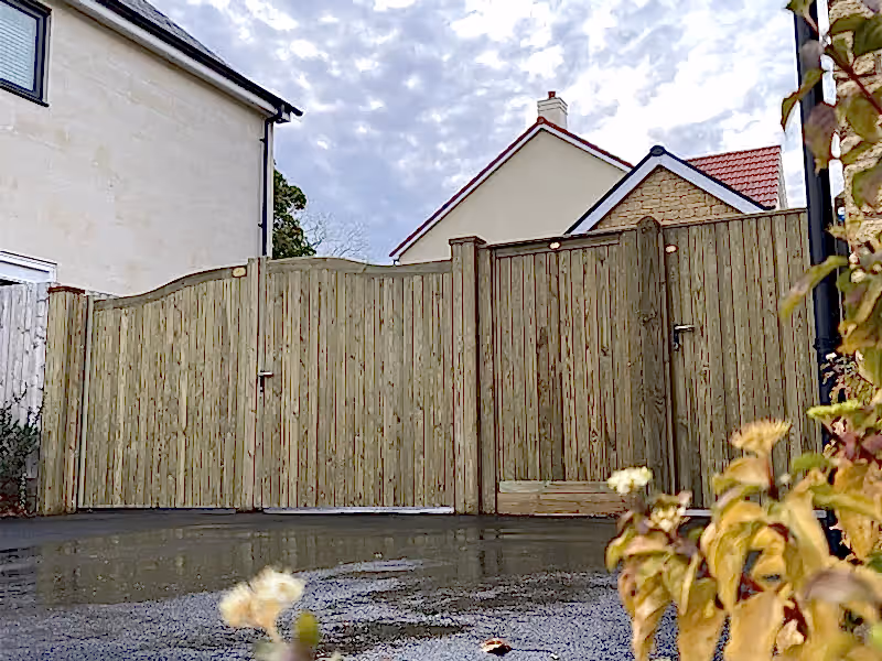 simple driveway gate ideas