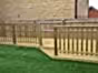 Balustrade used with Decking