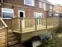 Decking and balustrade