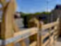 traditional wooden entrance gate