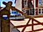 wooden entrance gate
