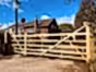 wooden entrance gates
