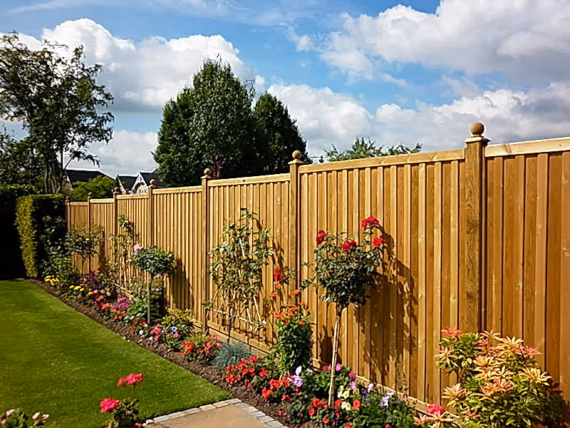 Fence panels modern solid