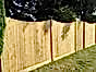 Featherboard Concave Fence Panel