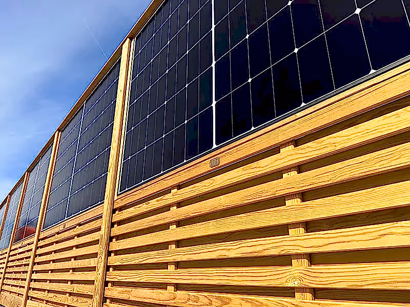 jaksun solar fence panel
