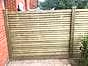 slatted fence panel