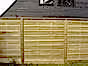 slatted fence panel