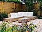 horizontal slatted fence panel