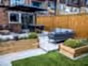 contemporary vertical fence panels