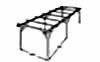 Double 2.4m pergola