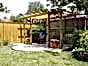 pergola with trellis