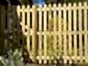 wooden palisade fencing