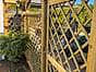 diamond trellis garden gate