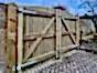 Double Leaf Board Brabourne Garden Gates Back