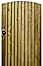 Featherboard arched garden gate
