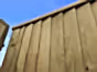 Featherboard garden gate