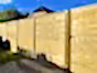 Horizontal Tongue and Groove Fence Panel and Garden Gate with J Lock