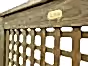 Lattice Garden Gate Detail