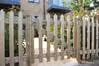 Palisade garden gate