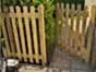 Rounded Top Palisade Garden Gate