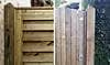 Sawn 4 way post recommended for Garden gate