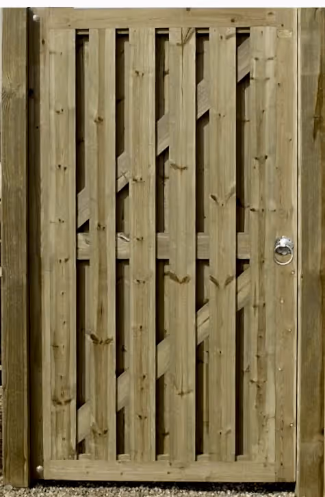 Hit & Miss Vertical Garden Gate