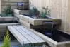 water feature in garden