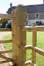 Post for field gate