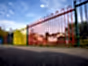 multi-coloured fencing