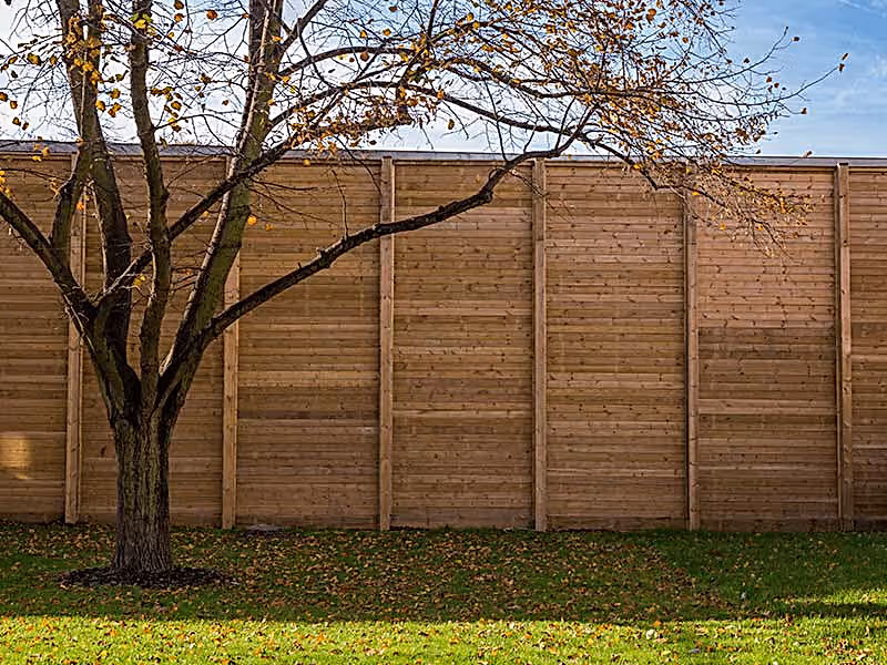 Jakoustic Reflective - Timber Acoustic Fencing
