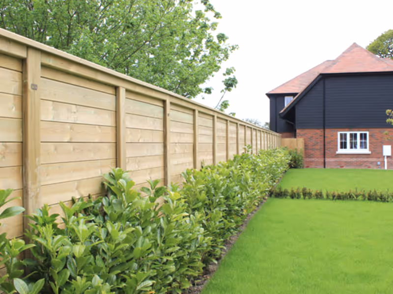 Acoustic Garden Fencing