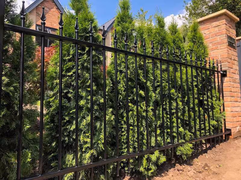 barbican imperial metal fencing for house