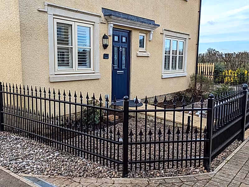 Ornamental fencing panels