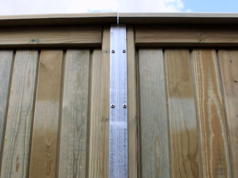 how to attach panels to post