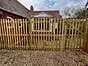 wooden palisade fencing