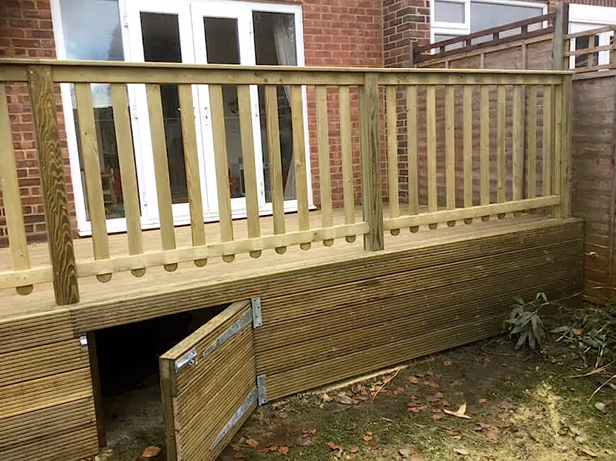 Timber decking